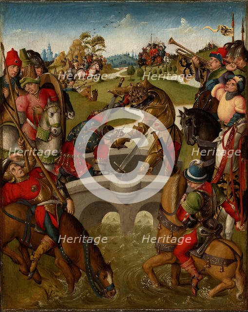 Emperor Heraclius Slays the King of Persia, 1460/80. Creator: Unknown.