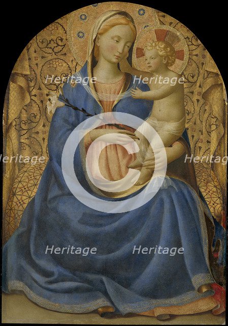 The Virgin of Humility (Madonna dell' Umilitá), c. 1440. Artist: Angelico, Fra Giovanni, da Fiesole (ca. 1400-1455)