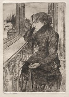 Etchings of Venice: Beautiful View, 1882. Creator: Otto H. Bacher (American, 1856-1909).