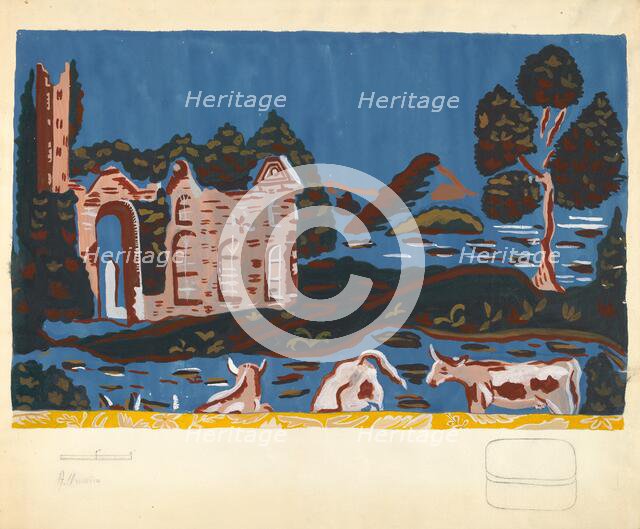 Bandbox Design, c. 1940. Creator: Alfonso Umana.