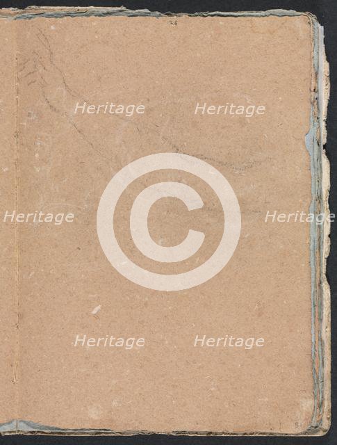 Verona Sketchbook: Arm (page 51), 1760. Creator: Francesco Lorenzi (Italian, 1723-1787).