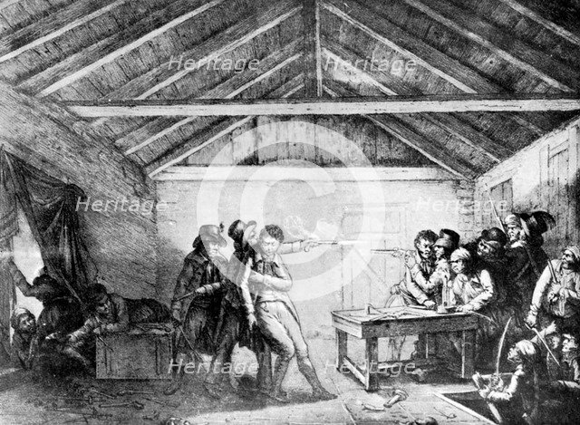 The arrest of the Cato street conspirators, February 23, 1820, (1901). Artist: Unknown