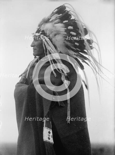 Lazy Boy, Indian Chief, 1914. Creator: Harris & Ewing.