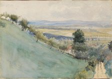 The hillside from Montbéliard, 1888. Creator: Albert Edelfelt.