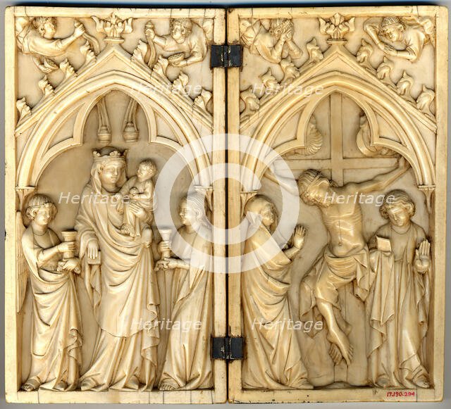 Diptych, French, second half 14th century. Creator: Unknown.