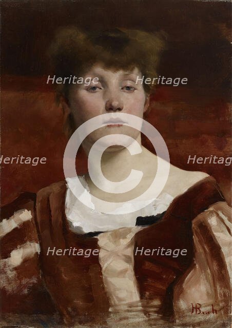 Model, 1886. Creator: Hanna Bergh.