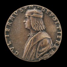 Guillaume de Poitiers, died 1503, Marquis de Cotrone [obverse], probably 1450/1503. Creator: Giovanni Candida.