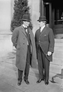 John A. Dix, Governor of New York, Right, with Sulzer, 1912. Creator: Harris & Ewing.