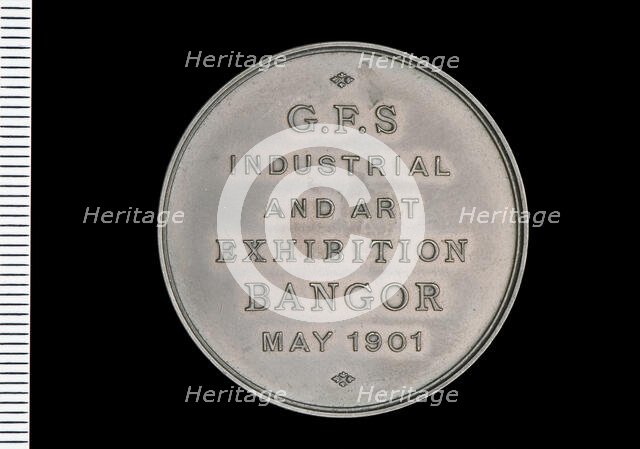 Medal; GFS Industrial & Art Exhib, Bangor, 1901.  Creator: Unknown.