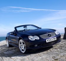 2003 Mercedes Benz SL55 AMG. Artist: Unknown.