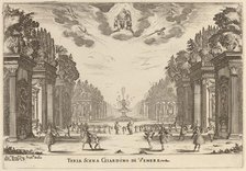 Terza Scena Giardino di Venere, 1637. Creator: Stefano della Bella.