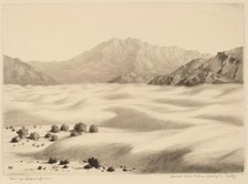 Dunes near Palm Springs, California (no.2), c. 1934. Creator: George Elbert Burr.