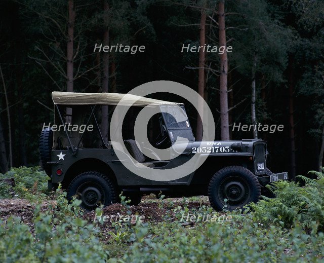 A 1943 Willys Jeep. Artist: Unknown