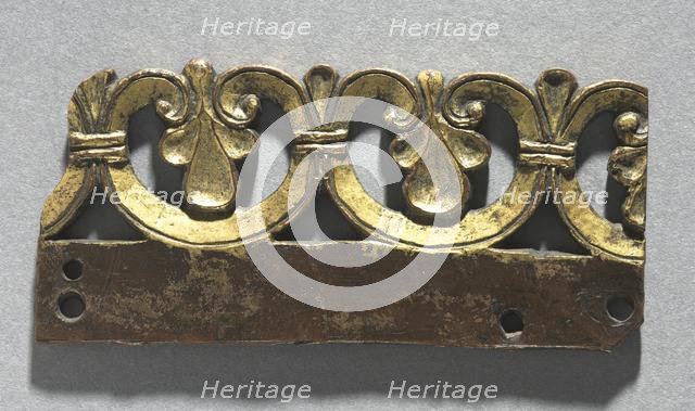 Fragment of an Ornamental Crest from a Reliquary Shrine, c. 1165-1180. Creator: Unknown.