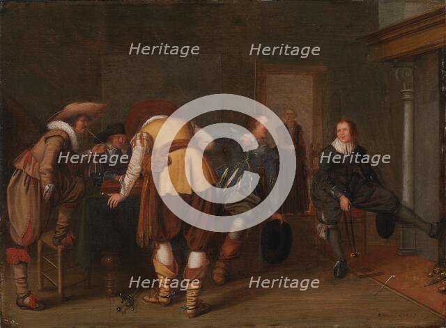 The Board Game Players, 1629. Creator: Pieter Symonsz Potter.