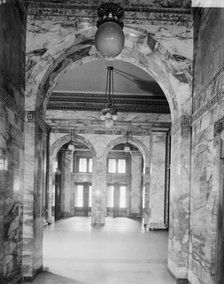 Main corridor, Majestic B. [Building], Detroit, Mich., between 1905 and 1915. Creator: Unknown.