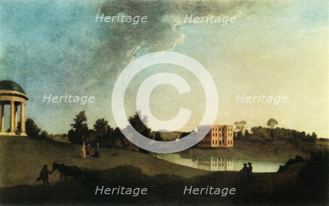 'Halswell House and Grounds, Somerset', c1768, (1944).  Creator: John Inigo Richards.