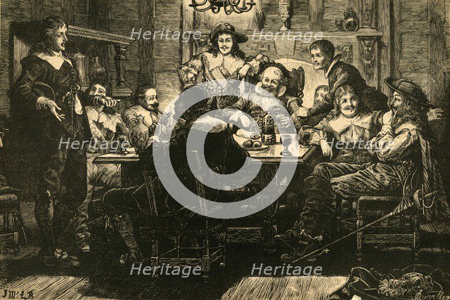 'Introduction of Randolph to Ben Jonson at the Devil Tavern', (1897). Creator: Unknown.