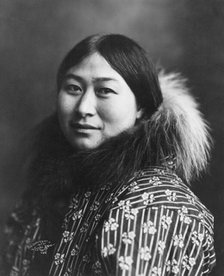 Eskimo woman, c1907, printed (1916?). Creator: Lomen Brothers.