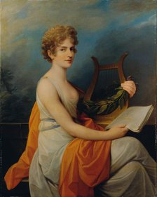 Portrait of the opera singer Therese Saal (1782-1855) as Eve, 1802. Creator: Füger, Heinrich Friedrich (1751-1818).