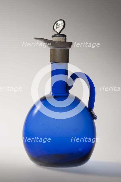 Assembled Flagon And Stopper, c1900-50. Creator: Unknown.