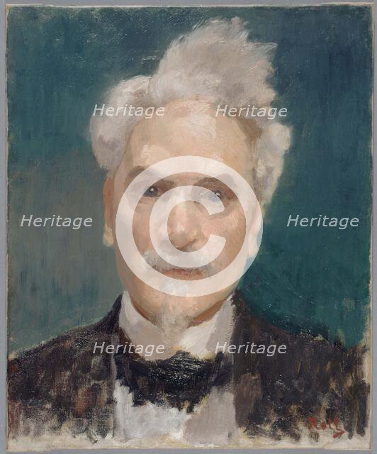 Henri Rochefort (Victor-Henri, marquis de Rochefort-Luçay, 1831-1913, dit), journal..., c1846-1913. Creator: Alfred Philippe Roll.