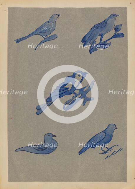 Decoration for Stoneware, 1935/1942. Creator: A. Zimet.