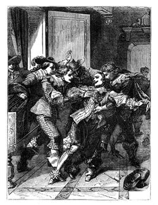 The assassination of the Duke of Buckingham, c1902. Artist: Unknown