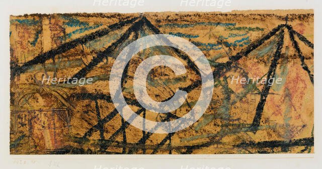 Mit dem Wasserträger (With the Water Carrier) , 1920. Creator: Klee, Paul (1879-1940).