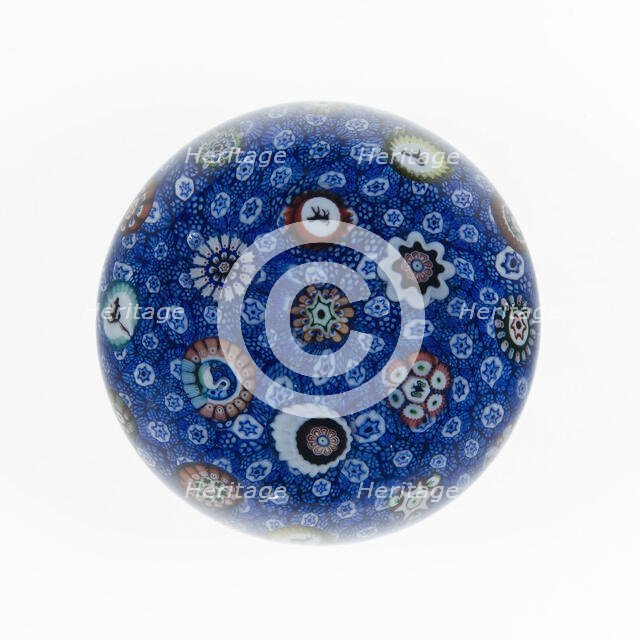 Paperweight, Baccarat, c. 1845-60. Creator: Baccarat Glasshouse.