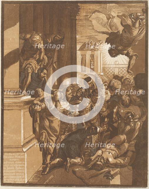 The Miracle of Saint Mark (left side), c. 1740. Creator: John Baptist Jackson.