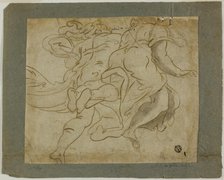 Two Figures Ascending, 1560/70. Creator: Unknown.