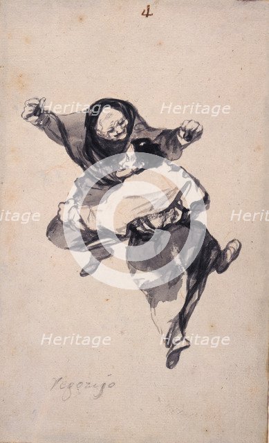 Mirth (Regozijo). Album Witches and Old Women, ca 1820.