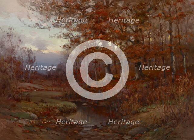 In the Edge of the Woods at Twilight, before 1914. Creator: John Elwood Bundy.