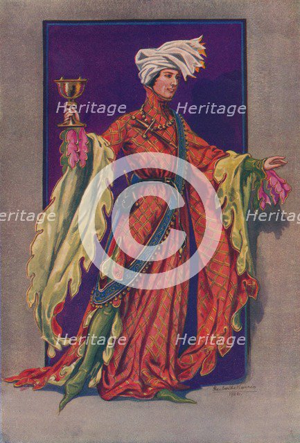 'A Nobleman. End of Fourteenth Century', 1926. Artist: Herbert Norris.