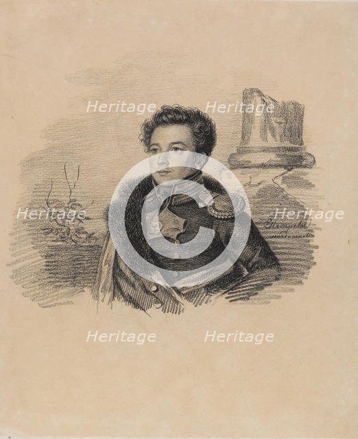 Portrait of A.P. Butovsky, Between 1817 and 1826. Creator: Hampeln, Carl, von (1794-after 1880).