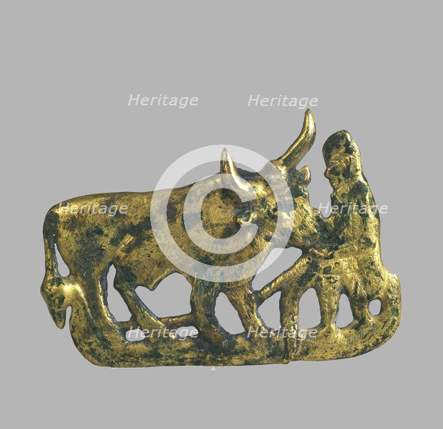 Belt buckle, 5th-4th century BC. Artist: Scythian Art  