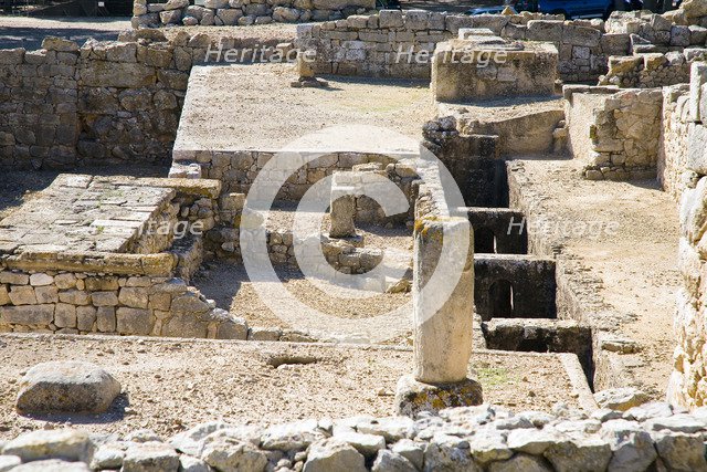A Serapeum (Serapeion) in the Greek city of Emporion, Empuries, Spain, 2007. Artist: Samuel Magal