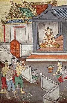 Phra Malai Manuscript (image 3 of 21), between c1860 and c1880. Creator: Unknown.