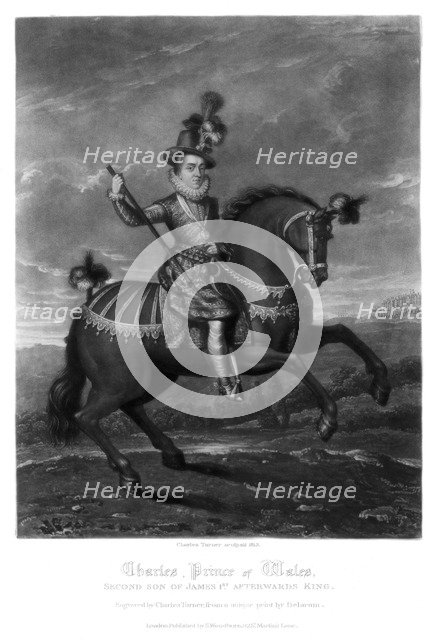 Charles, Prince of Wales, 1816.Artist: Charles Turner