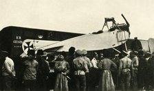 Captured German plane, Russia, First World War, 1914-1918, (c1920).  Creator: Unknown.