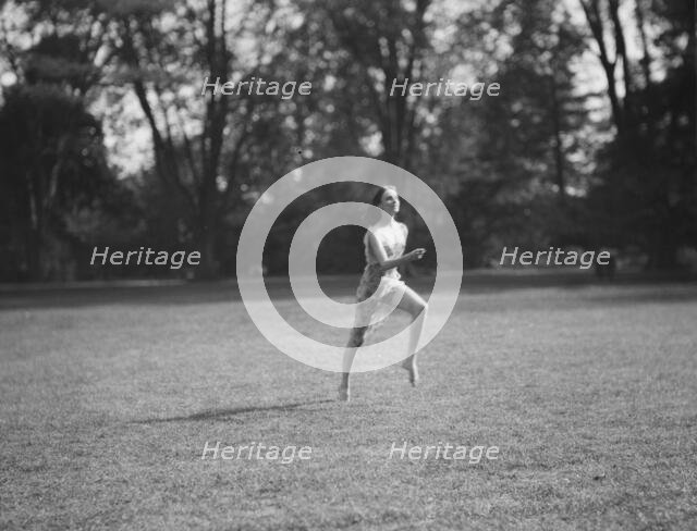 Elizabeth Duncan dancers and children, 1920 Creator: Arnold Genthe.
