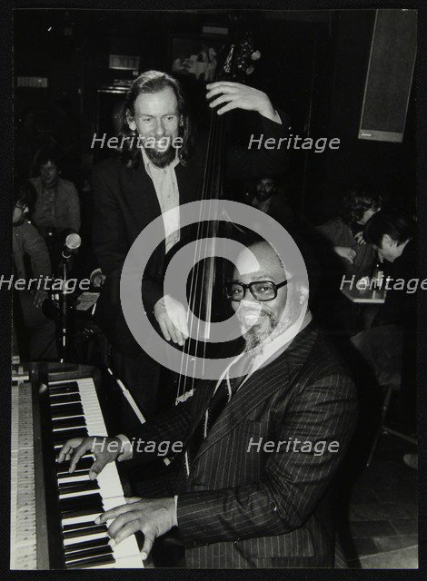 Roland Hanna and Peter Ind, 1980. Artist: Denis Williams