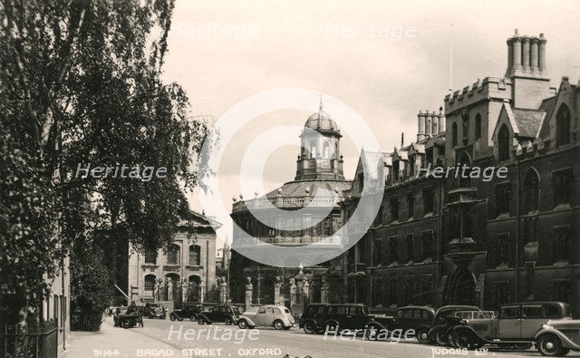 Broad Street, Oxford, 20th Century.Artist: Judges Ltd