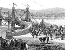 Opening of Fitzroy Bridge, Rockhampton, Queensland, 1881. Creator: Unknown.