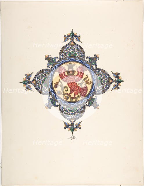 Firebird as Tsarevna, c. 1925. Artist: Zvorykin, Boris Vasilievich (1872-after 1935)