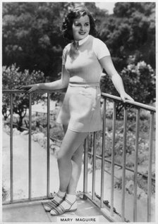 Mary Maguire, Australian actress, c1936-c1939. Artist: Unknown