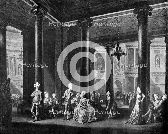 'The Interior of the Pantheon in Oxford Road', 1772.Artist: Richard Earlom