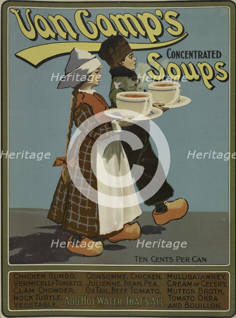 Van Camp's concentrated soups, c1901. Creator: Unknown.