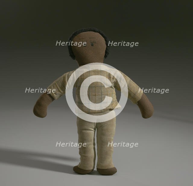 Male doll with tan clothing, ca.1965. Creator: Unknown.